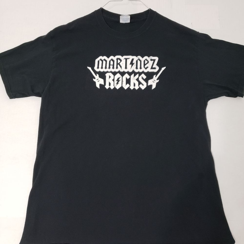 Port & Company Martinez Rocks crewneck short sleeve T-Shirt Men's large black